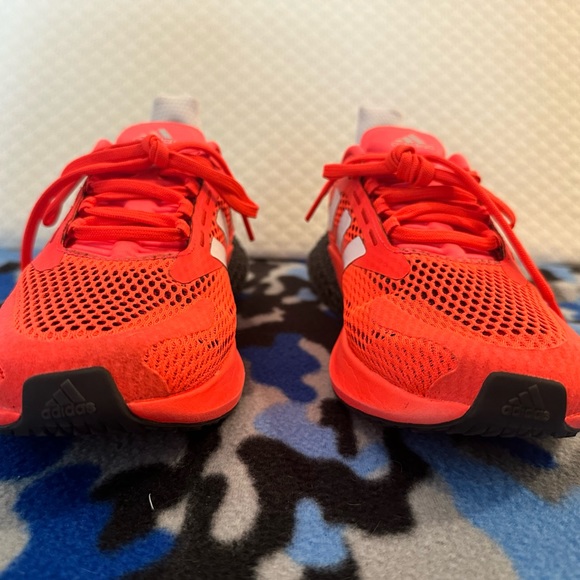 Men’s size 9 1/2 Adidas Ultra 4 D Bright Orange Running Shoes - Picture 2 of 8